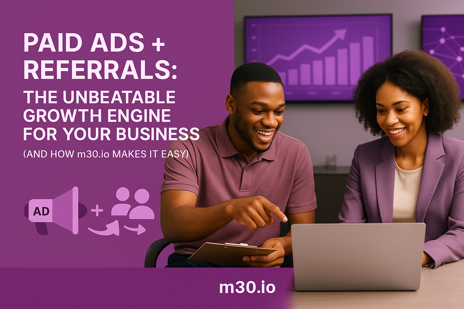 Paid Ads + Referrals: The Unbeatable Growth Engine for Your Business (and How m30.io Makes It Easy)